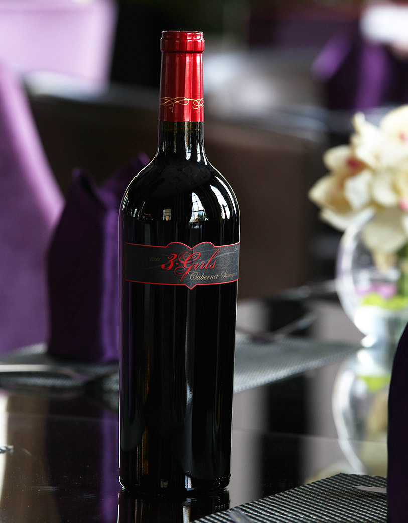 红葡萄酒美国进口oak豪客庄园姐妹3girls红酒赤霞干红静态葡萄酒