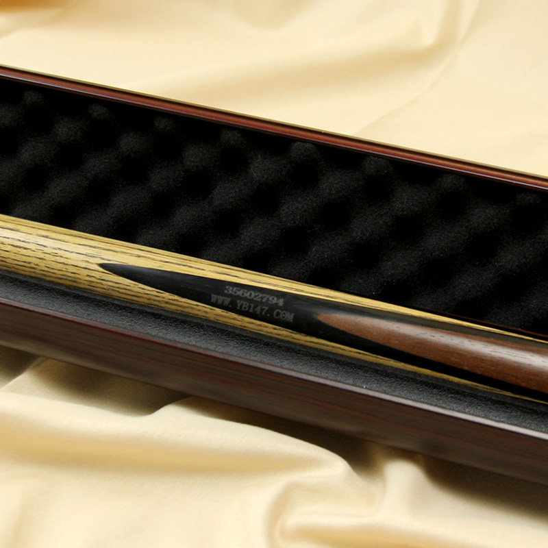 球杆野豹台球中式斯诺克小头魔法白蜡木单支通杆台球杆