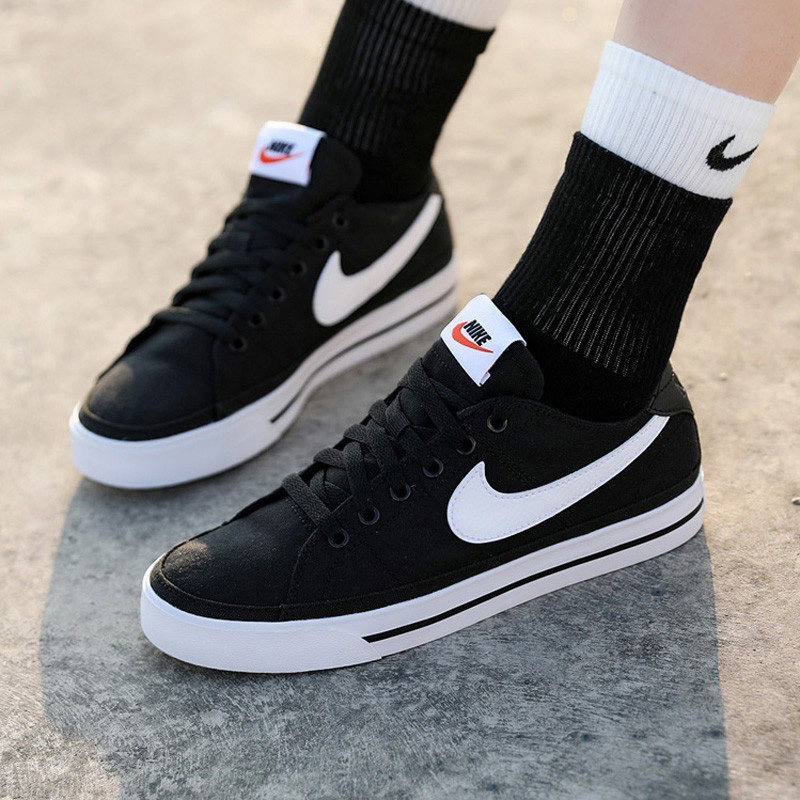 耐克运动布鞋古帆复古低帮休闲鞋运动休闲板鞋滑板板鞋