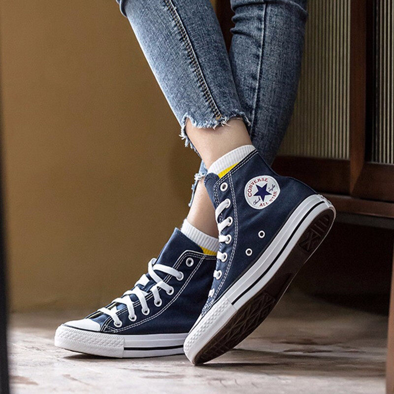 匡威1970s海军蓝高帮帆布鞋女鞋旗舰官网男鞋帆布鞋