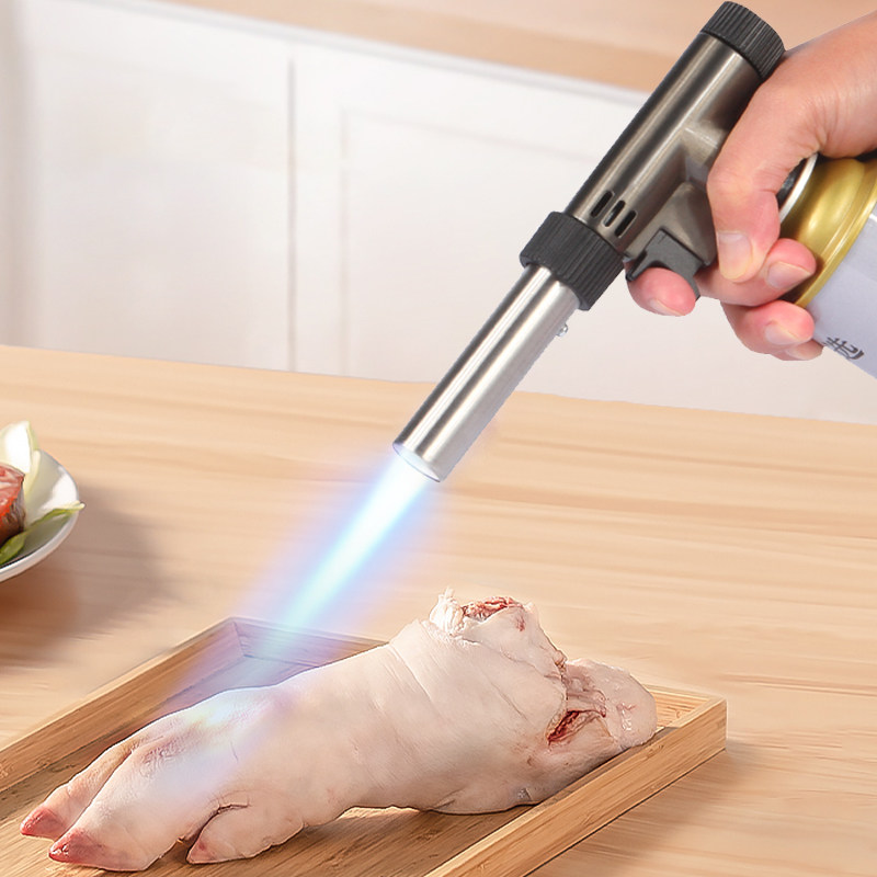 喷火烤枪家用喷火器烧毛气罐烘焙金属火焰枪头点点火器