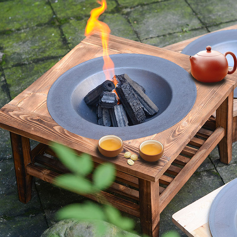 火盆老式室内炭火烧烤冬季农村家用木炭烤火烧烤炉