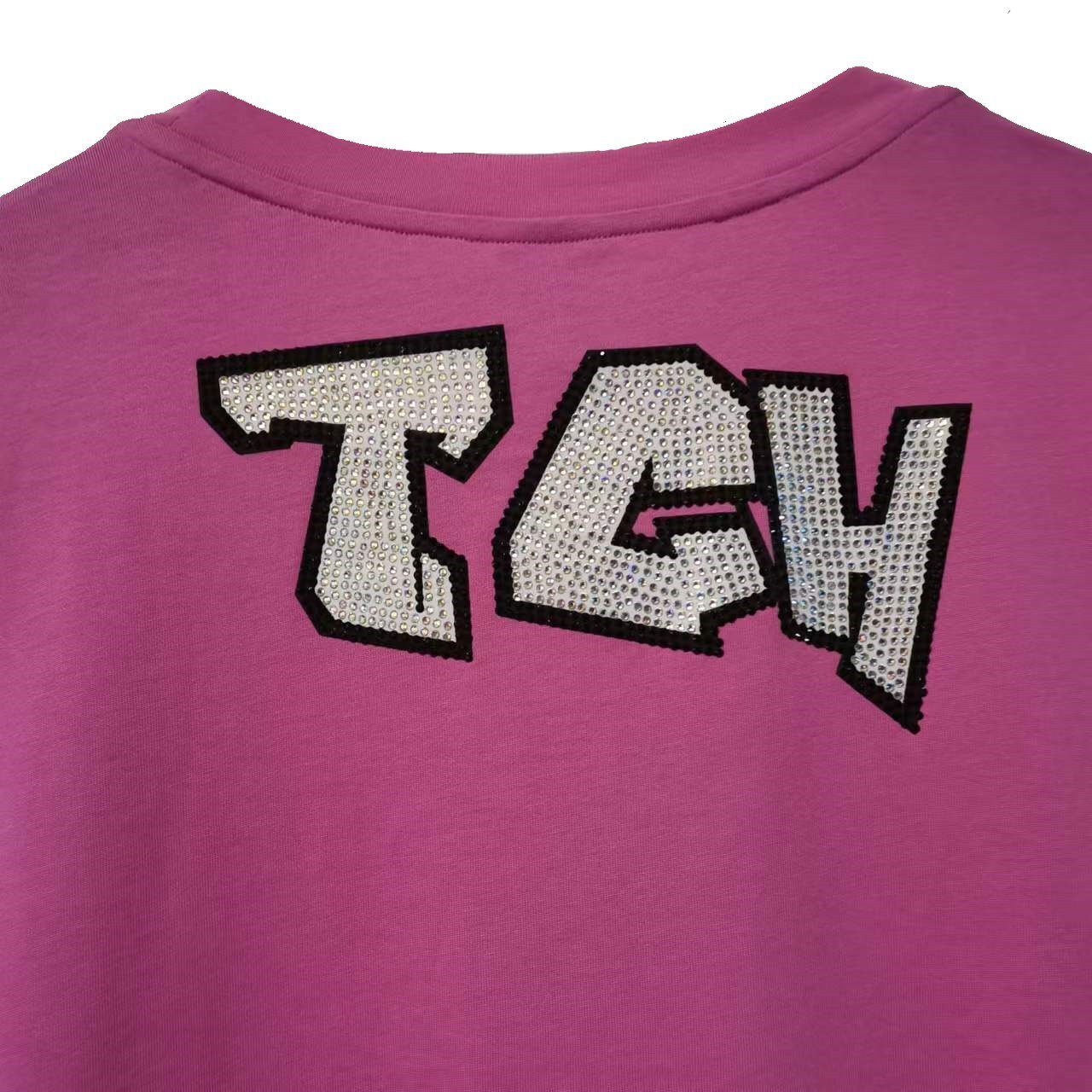 直播间专享tch潮牌翅膀眼镜眼镜兔兔子烫钻t66b10e6152t恤