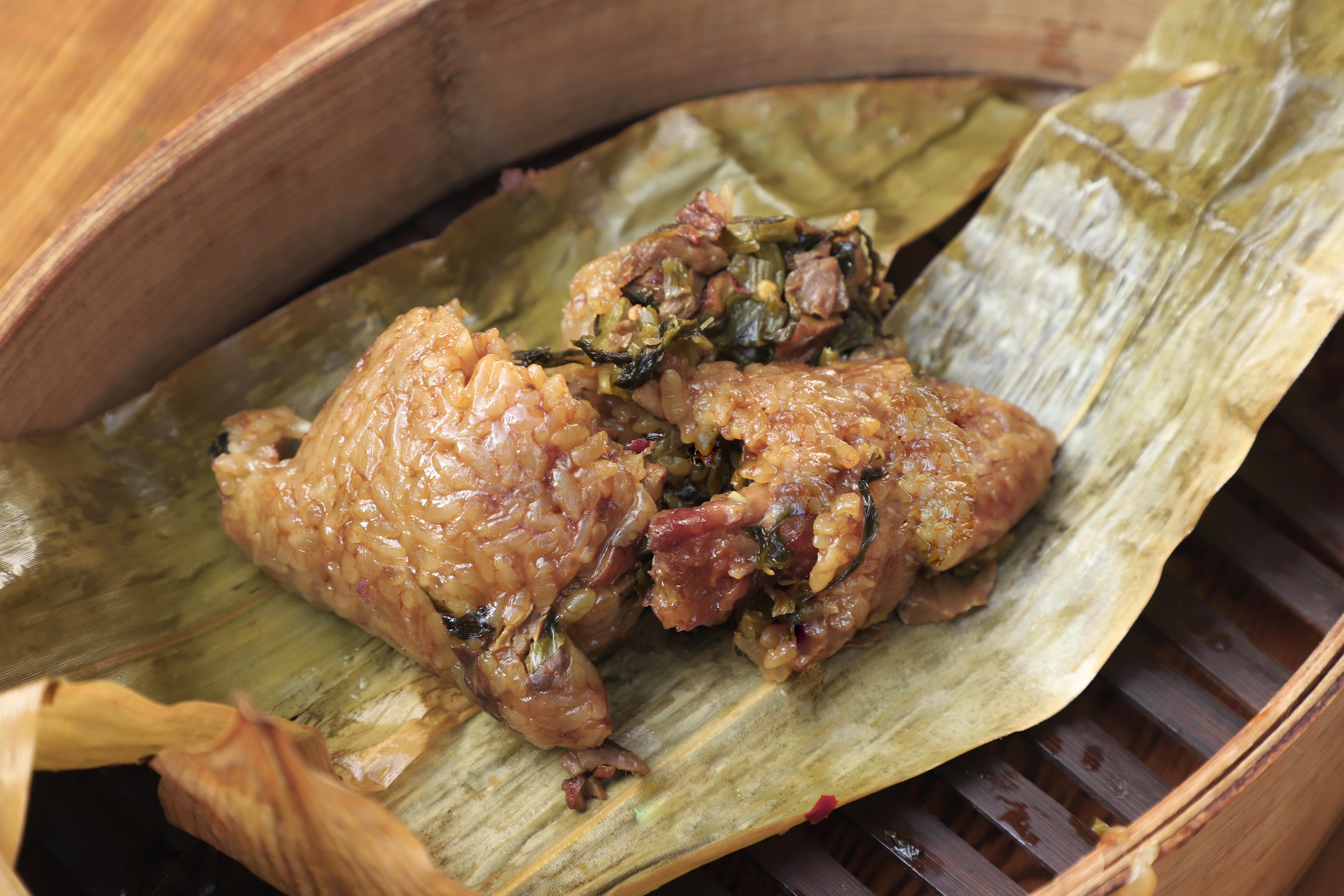 腌菜肉粽粽子衢宗衢州特色小吃真空散装手工粽子