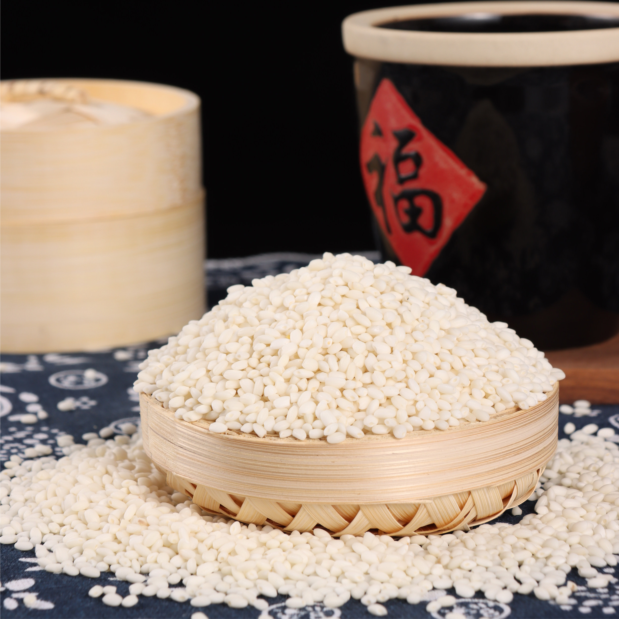 山色生香有机糯米400g2袋糯粘大米粳米五谷杂粮糯米