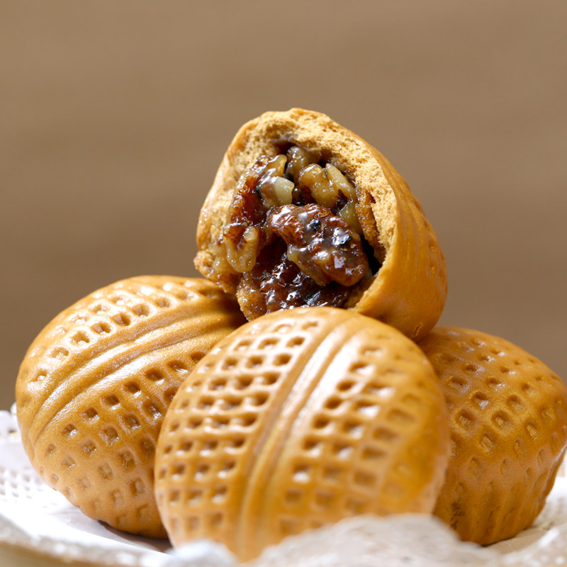 核桃包流沙包广式点心早餐酒店餐厅速冻包点包点