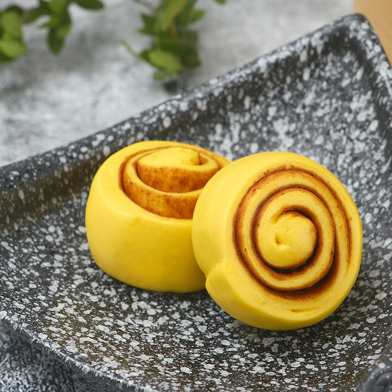 荷花红豆卷茶餐厅酒店早餐包子面食绿色食品包包包点