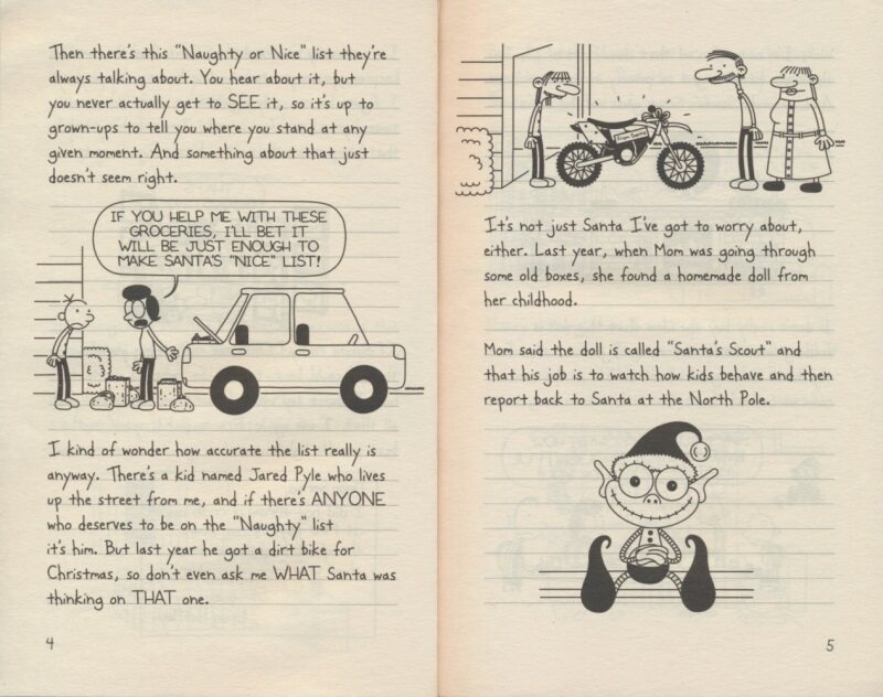 diary章节进口原版英文课外读物英语青少年插图经典儿童读物原版书