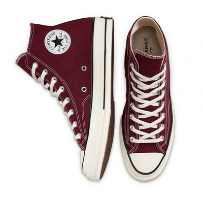 ys converse匡威1970s复古酒红色高帮男女三星标帆布鞋 171567c