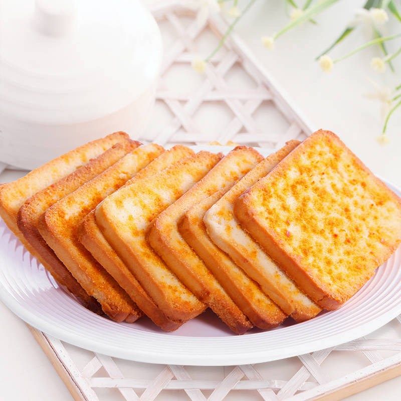 一斤烤馍片烤香馍片零食早餐饼干合口味酥性饼干