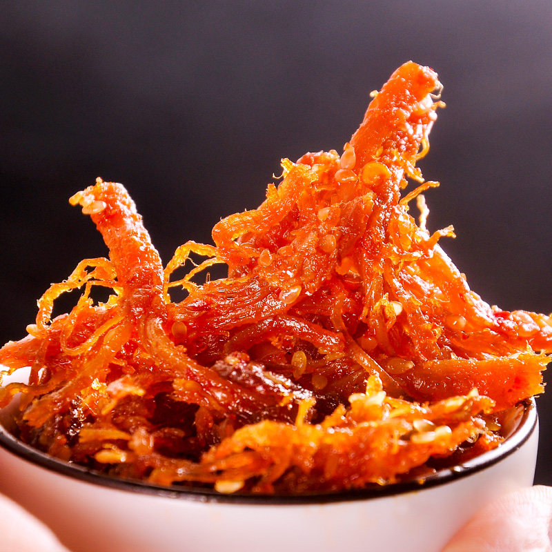 包邮晓姚妈妈手撕黑猪肉腊肉干恩施土家腊肉干五香麻辣烧烤味