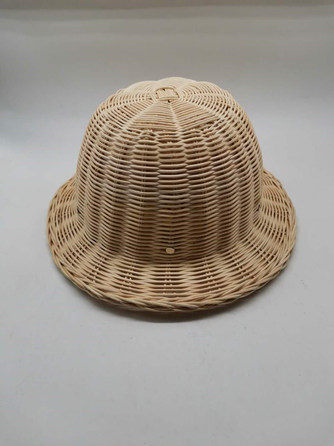 施工四季夏天竹编安全帽建筑头盔安全藤帽男矿工安全帽