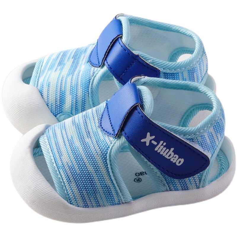 夏季新款宝宝凉鞋婴儿儿童学步鞋软防滑包跟学步鞋