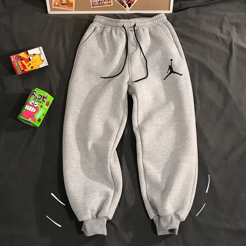 夏季薄款灰色运动裤子男潮牌宽松束脚卫裤男士休闲长裤百搭春秋款