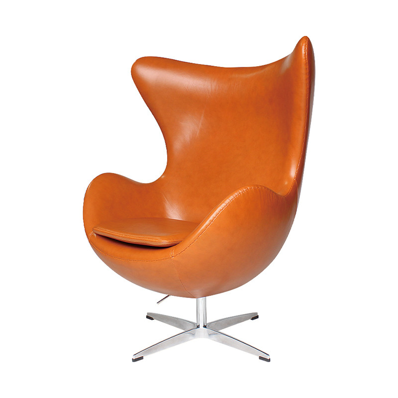 北欧欧可旋转单人蛋形休闲蛋壳椅椭圆球创意布艺沙发