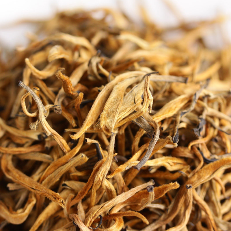 红茶2022春茶云南凤庆金芽红单芽特级蜜香金丝滇红