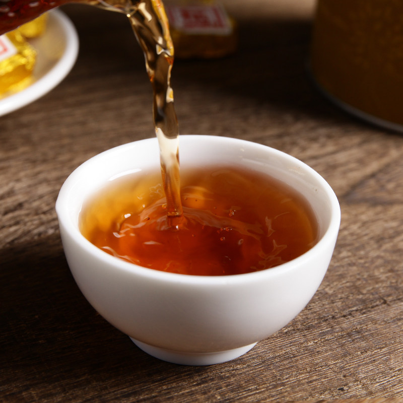 03年云南普洱茶熟茶糯米香小金砖沱茶浓香型特级糯香陈年普洱茶叶