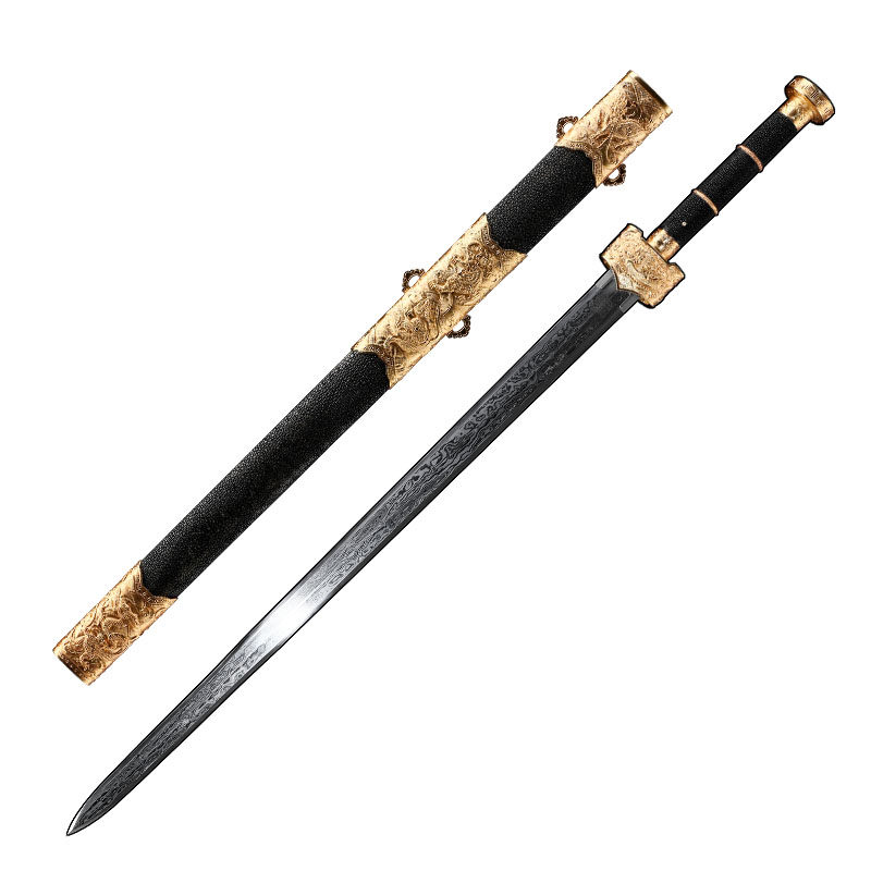 神兽玄铁剑龙泉陨铁天陨石宝剑越王王剑查长伟大刀剑