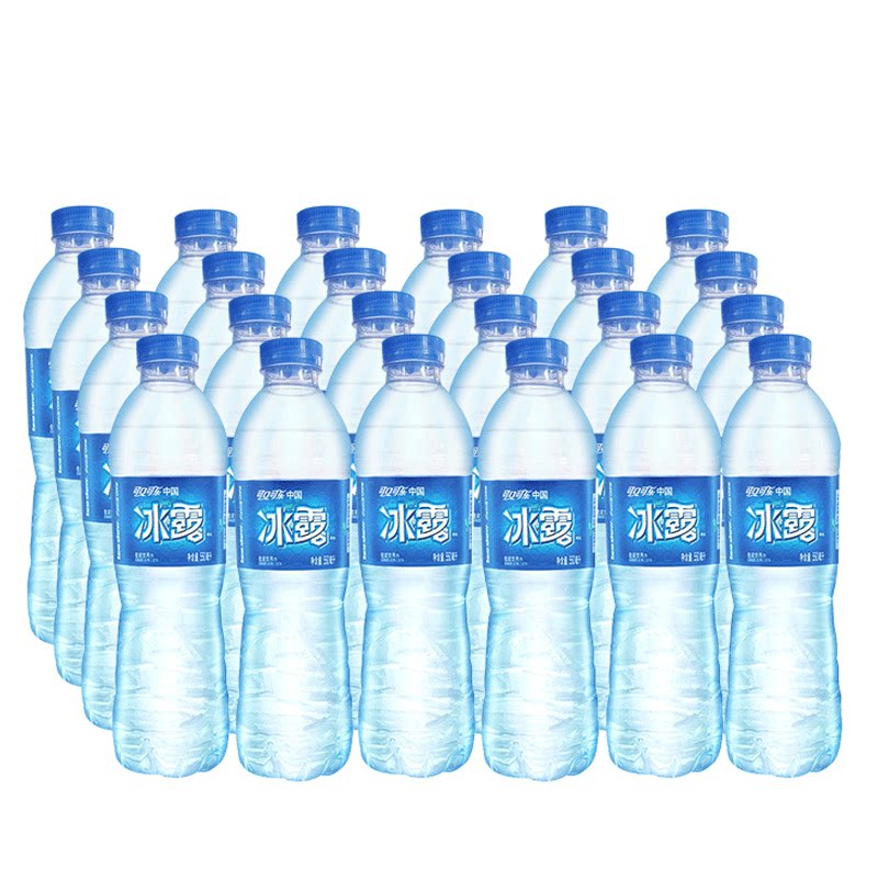 可口可乐冰露饮用水550ml24瓶整箱矿物质水批团购秒杀发2箱包邮