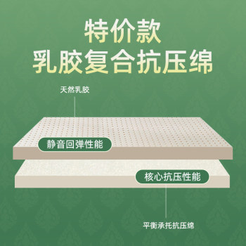 Youlily natural latex mattress ໄທຢາງນັກຮຽນຫໍພັກດຽວ 1.5 ແມັດ Simmons 1.8 ແມັດ ຜ້າປູທີ່ນອນໃນຄົວເຮືອນ