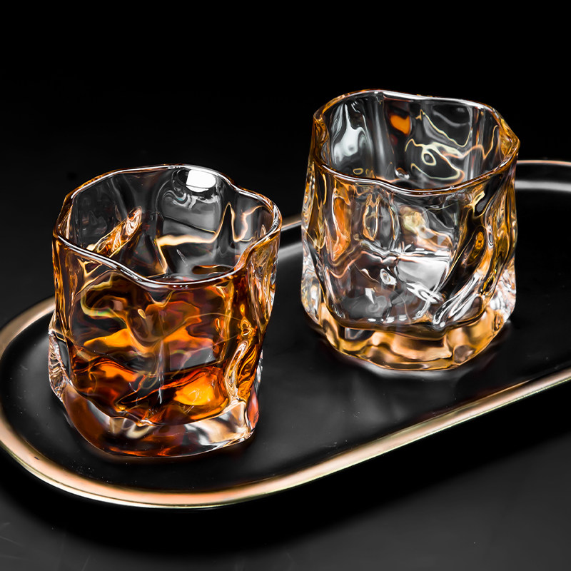 酒杯威士忌个性创意鸡尾酒杯子家用玻璃啤酒白酒杯异形