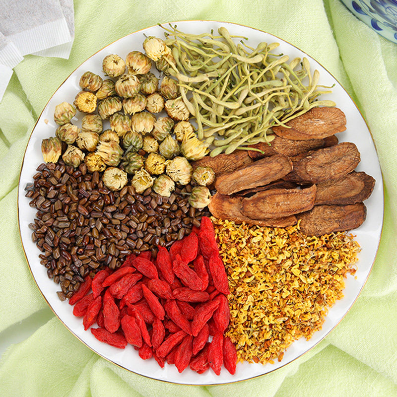 菊花决明子枸杞茶决明子茶牛蒡根组合花茶去熬夜可搭肝火养肝茶 –