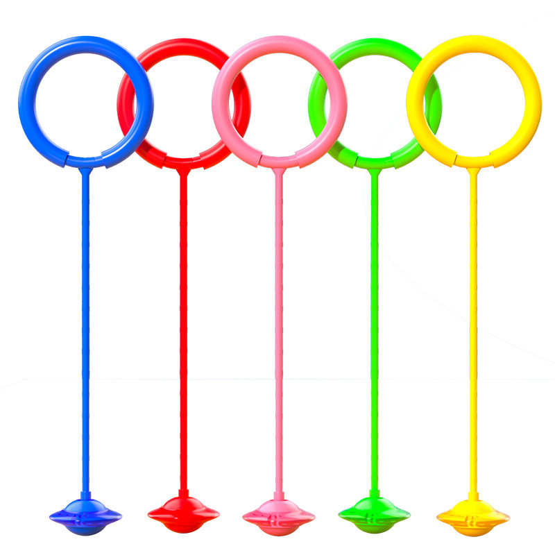 脚环儿童跳跳球套脚甩圈夜光弹力蹦蹦球脚环大人跳跳球