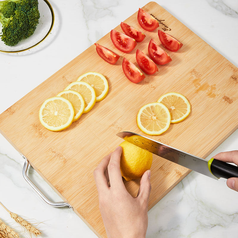 逸园菜板实木家用砧板切菜板案板厨房面板抗菌防霉竹占板刀板粘板