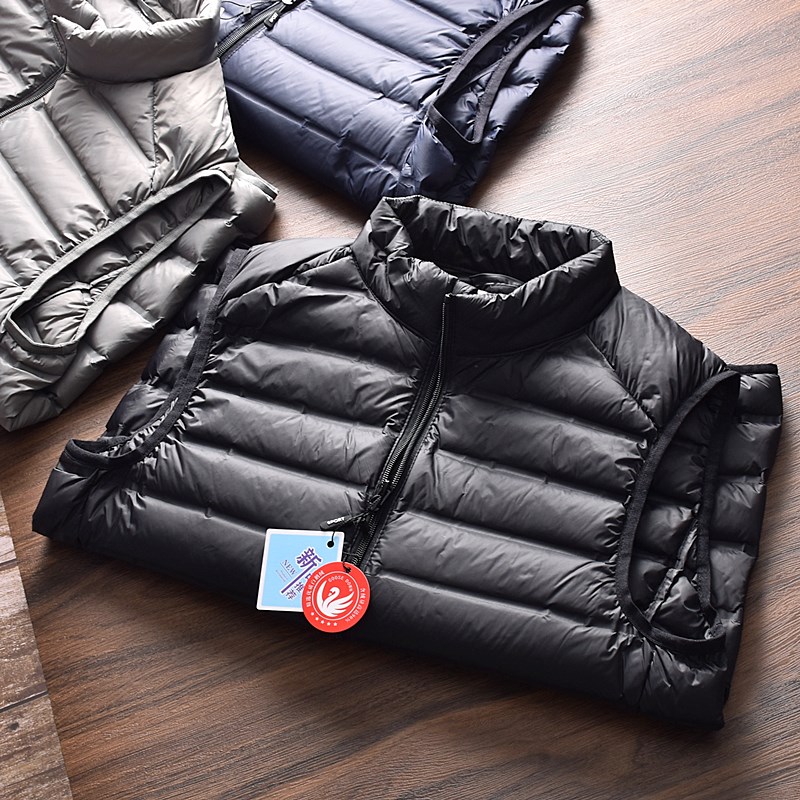 鹅绒！鹅绒！鹅绒！600+蓬松度！压胶分仓！秋冬男士羽绒马甲潮