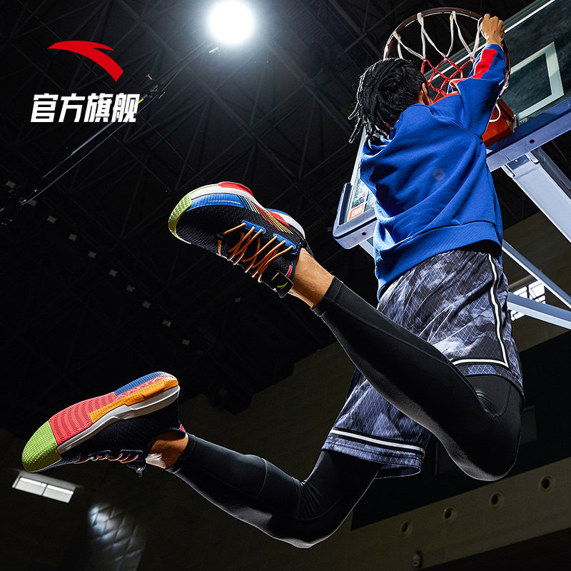 安踏激光篮球鞋男官网旗舰2021新款运动鞋男鞋低帮实战耐磨球鞋