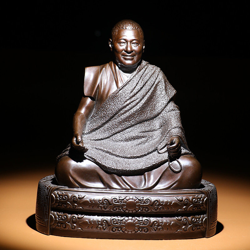 纯铜法王如意如意宝宝晋美彭藏传佛教千万佛像摆件摆件