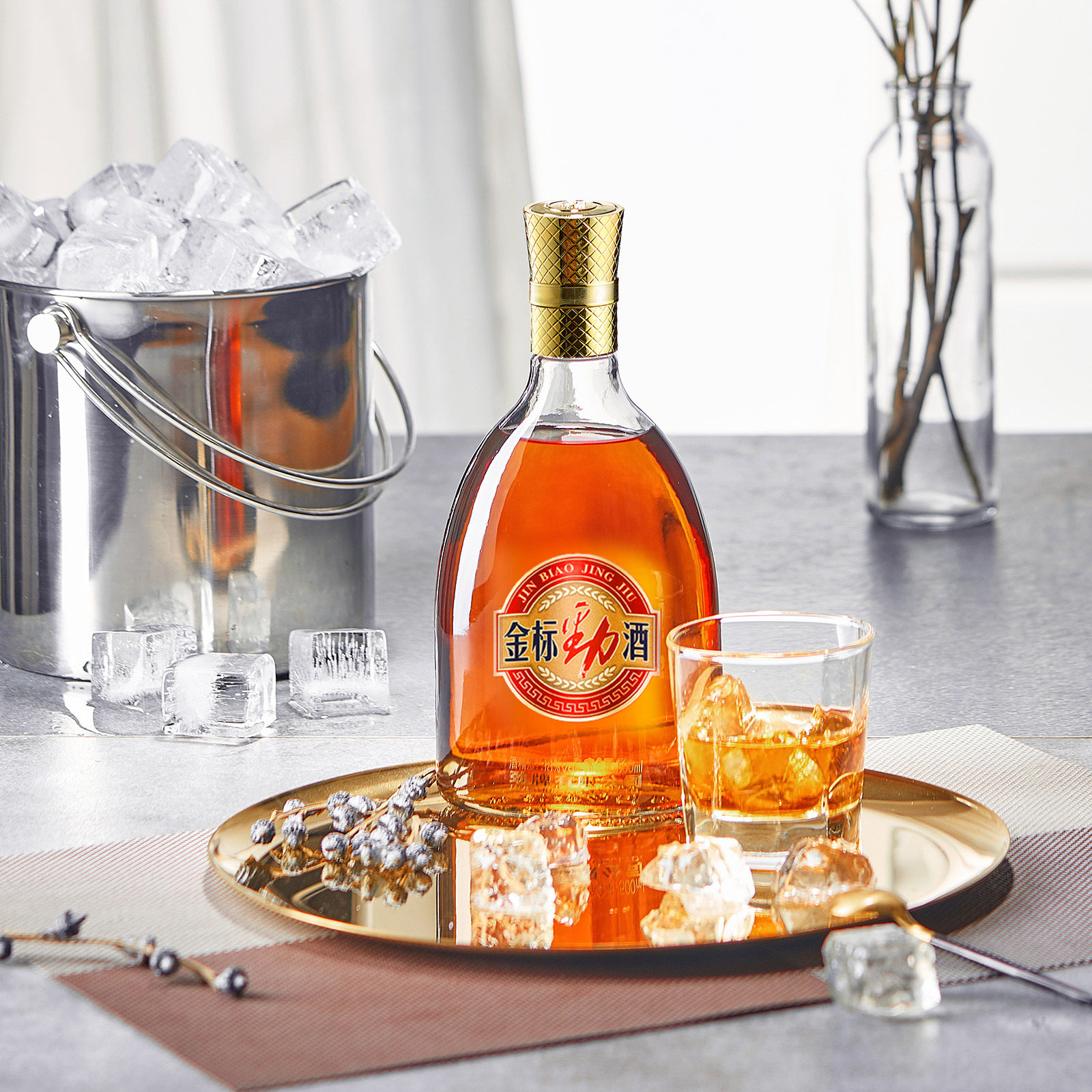 劲牌 38度 中国劲酒金标 500ml*2瓶装养生酒 商务送礼 官方旗舰店