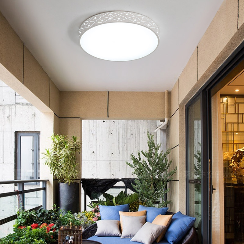 阳台家用led走道楼梯圆形创意生活家台灯生活吸顶灯