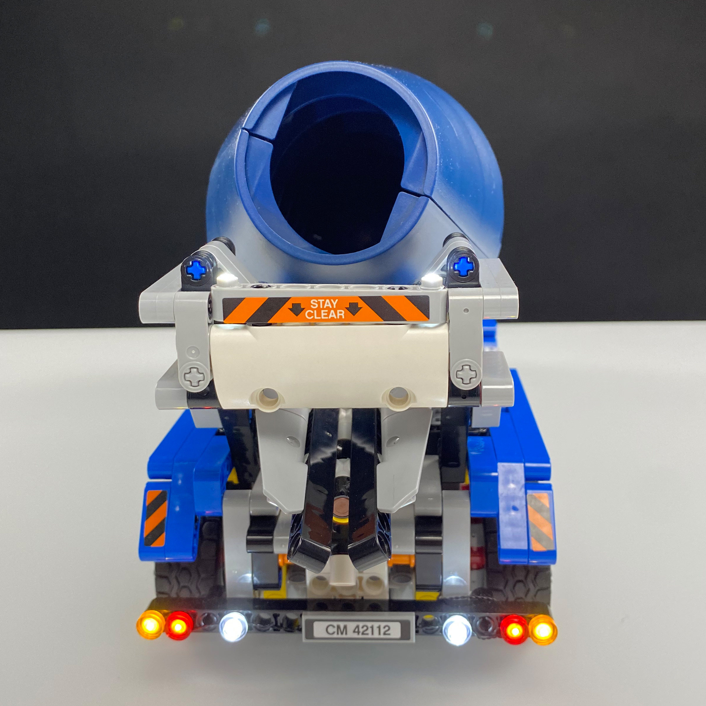 乐高lego42112混凝土搅拌积木电动改装升级遥控led塑料积木