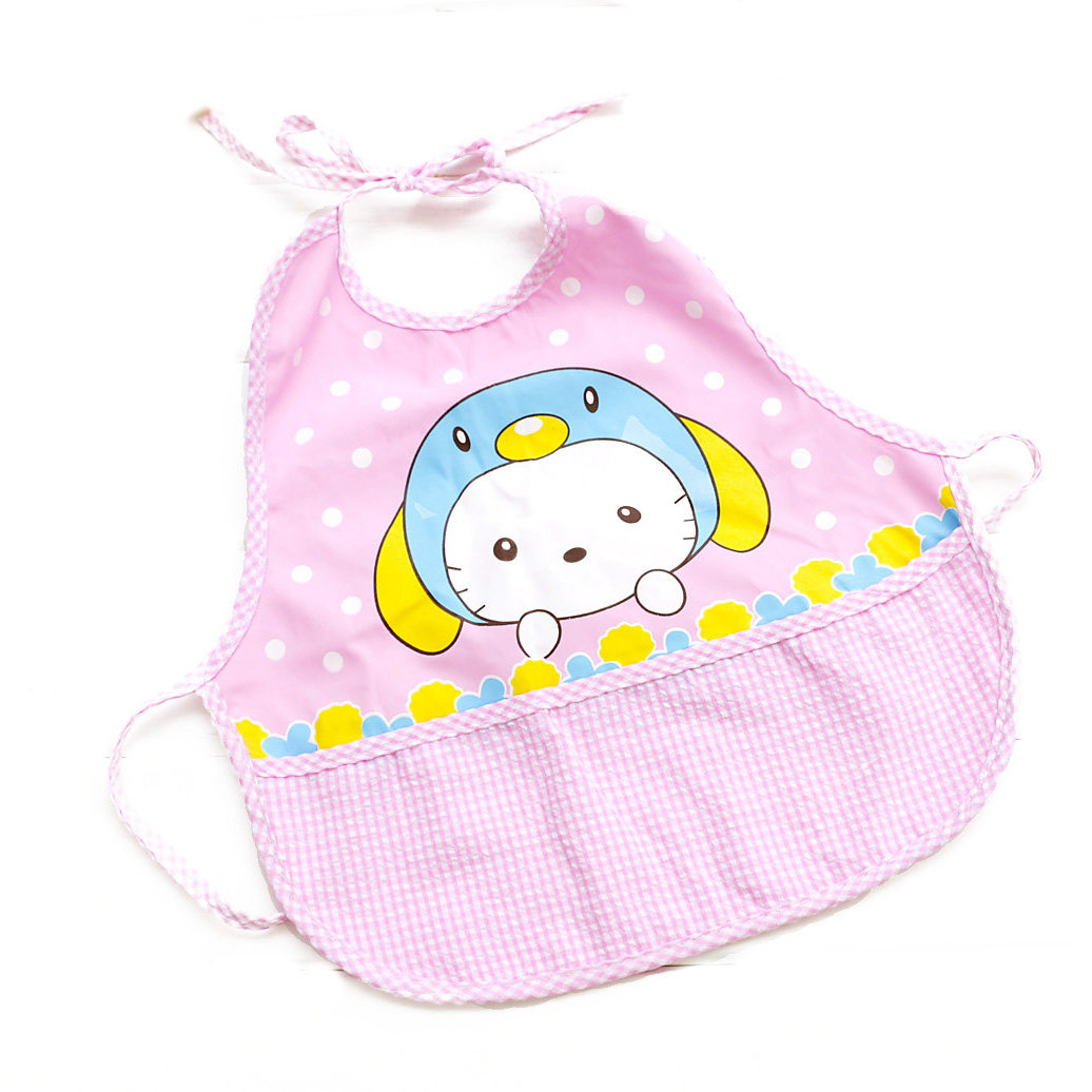 宝宝围嘴 男女婴儿系带防水吃饭围兜 幼儿食饭兜小孩夏季薄款透气