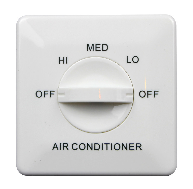 水冷风机盘管三速开关中央空调温控器新风机三速开关面板调速开关