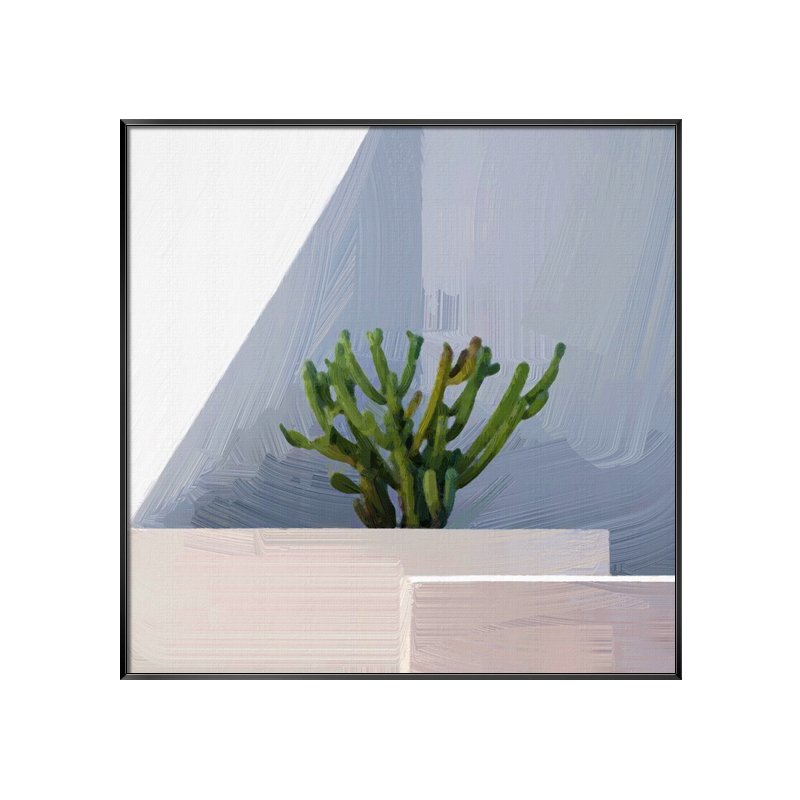 盐马手绘油画客厅沙发背景墙装饰画北欧简约卧室油画