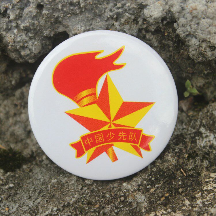 大号少先队队徽小学生胸章少先队员徽章胸牌塑料别针文创