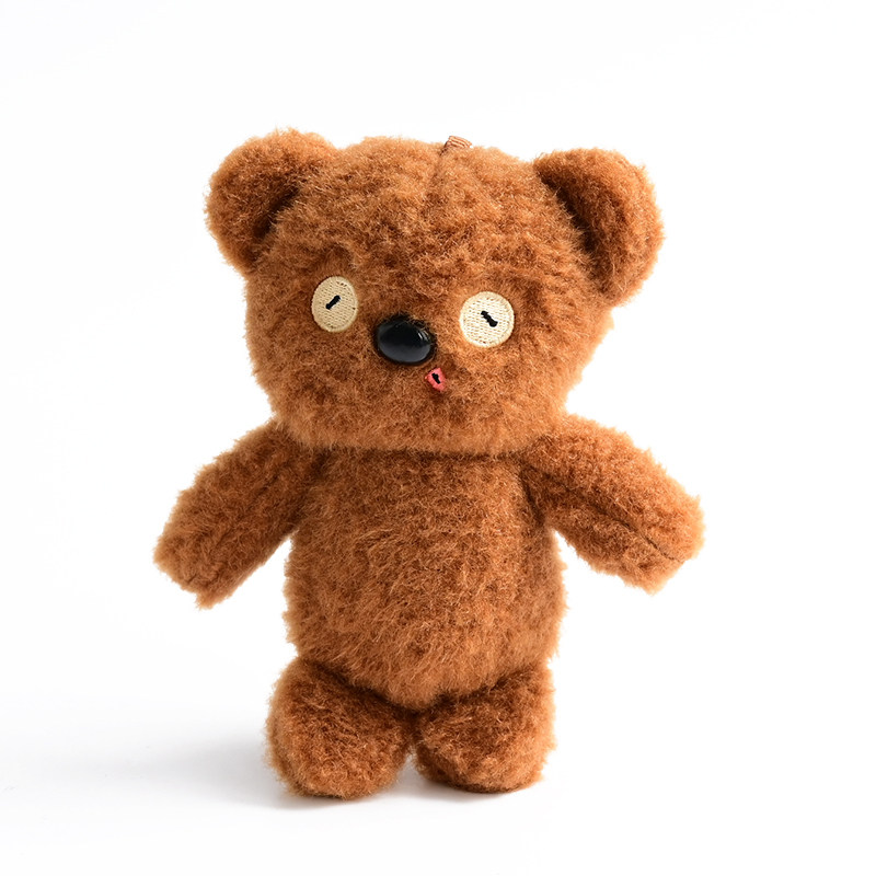 卡通毛绒玩具暖暖暖熊宝贝熊公仔学生背包钥匙扣挂件毛绒布艺类玩具