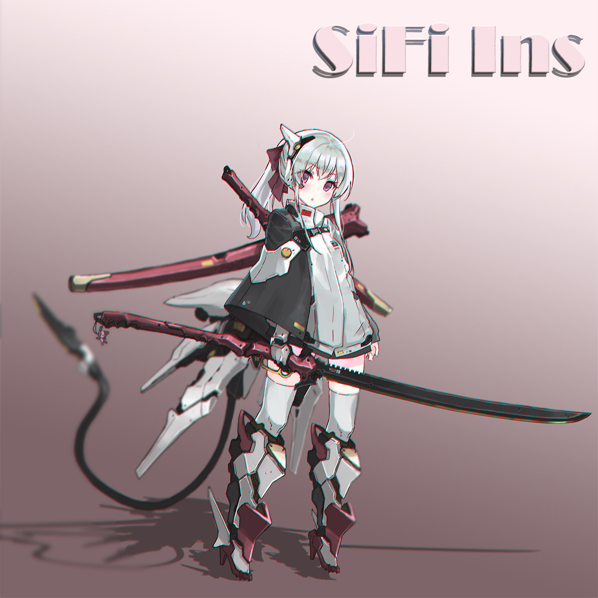 机甲少女机机械少女角色女性人物pixiv原画原图设计素材