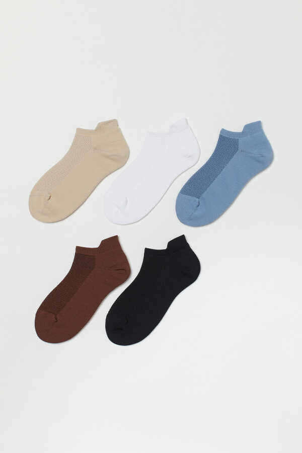 hm女装袜子2022年新款舒适柔软细密针织运动短袜