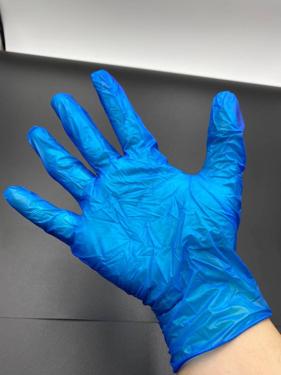 现货样品cefda一次性pvcvinylgloves白色透明手套防护手套