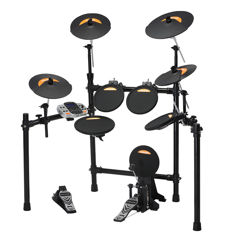 2儿童初学者练习便携成人乐斯电鼓dm5鼓3镲nux纽克斯电子鼓dm4s