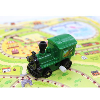 预售进口英文正版winduptrain发条火车usborne彩虹气球轨道玩具开本