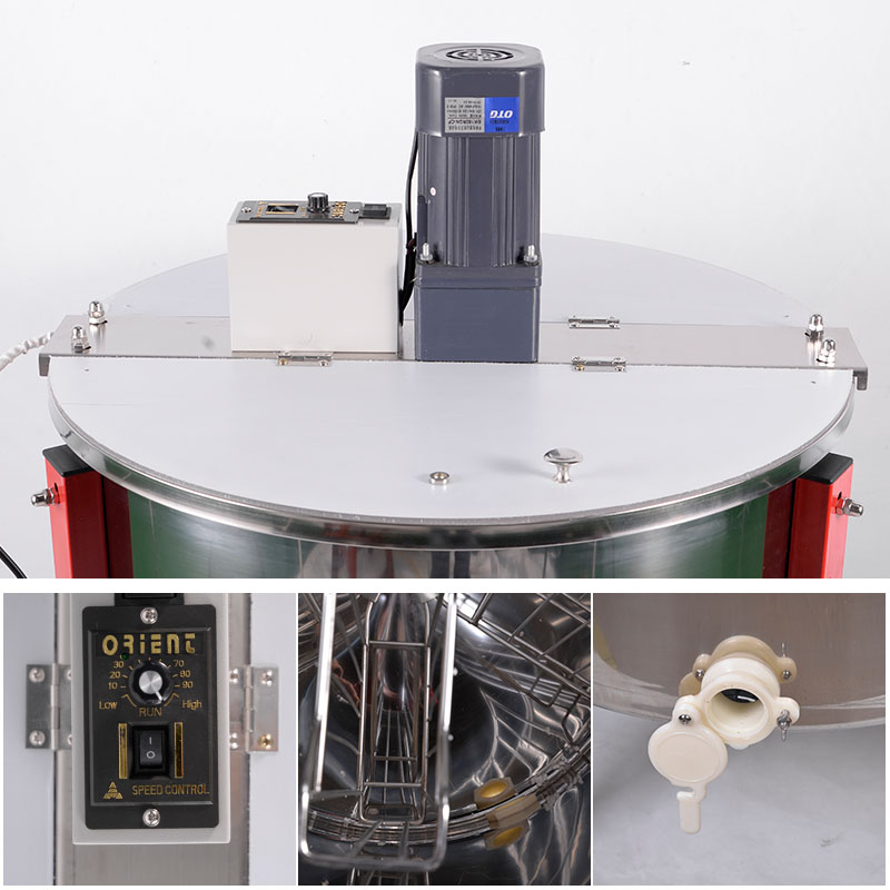 蜂旺68框立式电动摇蜜机不锈钢加厚分离甩蜜机养蜜蜂专用具包邮