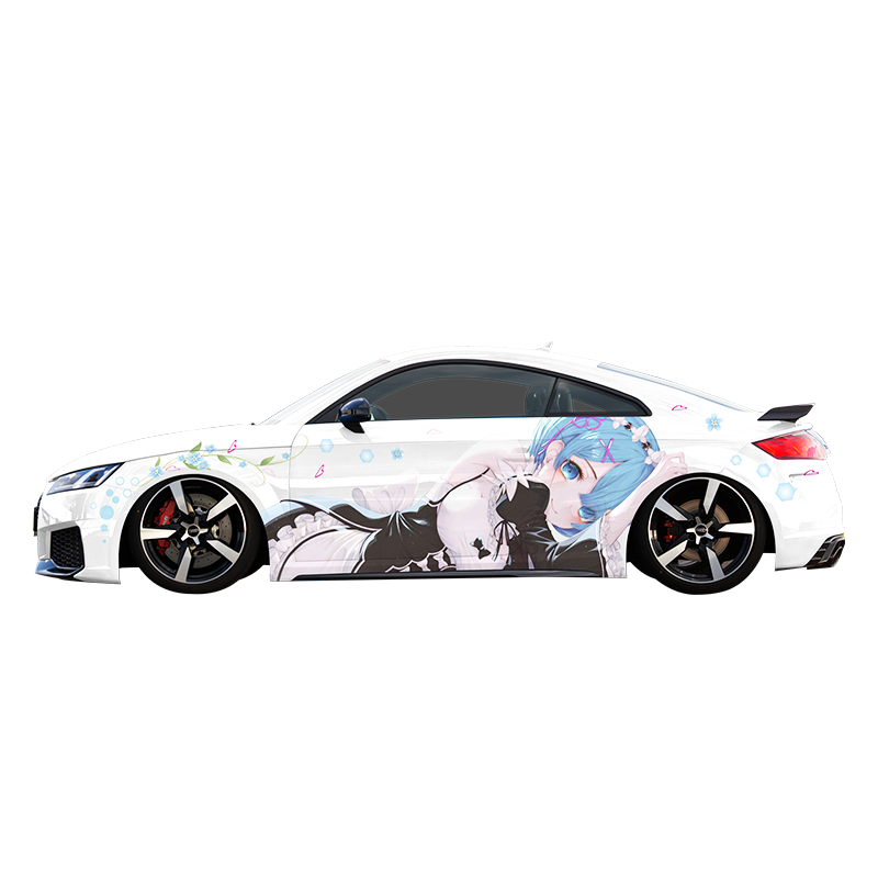 车贴日漫蕾姆拉姆痛车二次元汽车车身装饰贴纸汽车装饰贴