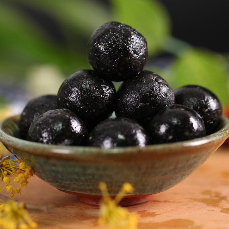 若小姐九蒸九晒芝麻丸蜜丸黑芝麻蜂蜜膏制纯手工北京黑芝麻丸