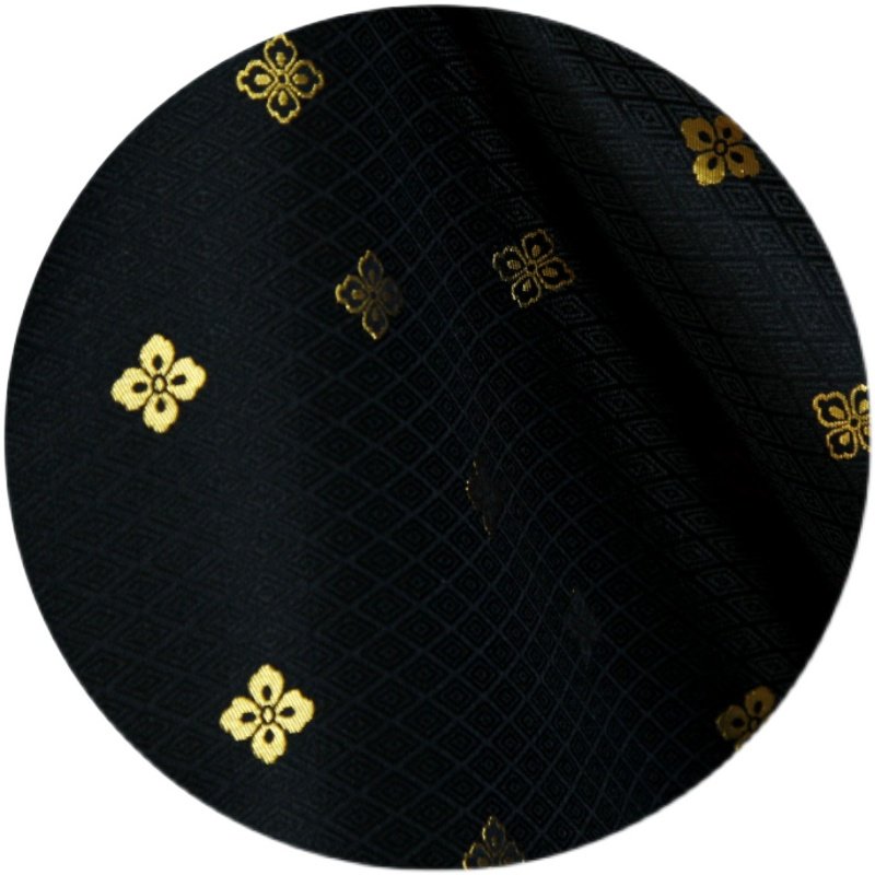 和风西阵织锦缎花菱汉服暗纹古装背景装饰面料海绵垫