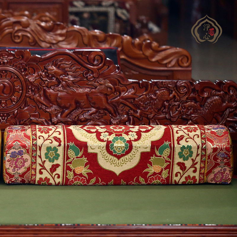 扶手藏式风格沙发靠背毛线柔软座椅抱枕枕头靠垫