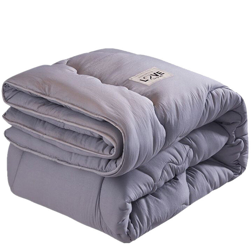 水洗棉冬季被子冬被加厚保暖被芯双人太空被学生单人棉被春秋被褥